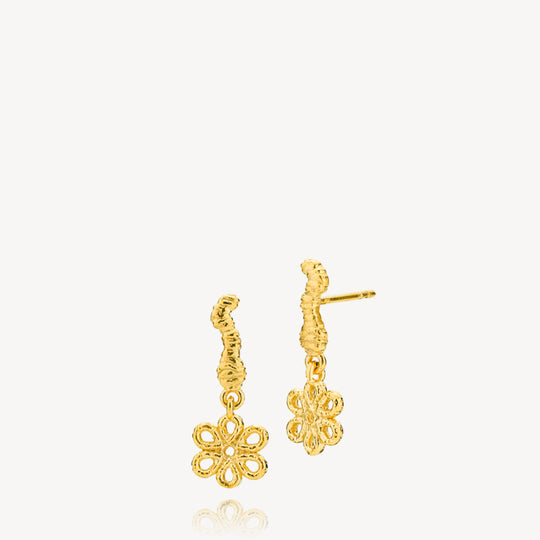 Alma - Øreringe Forgyldt