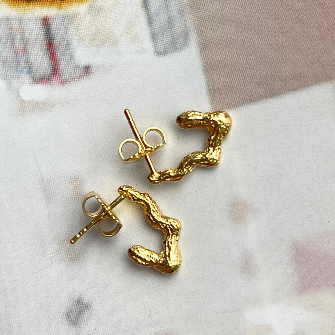 Universe - Earrings Gold plated