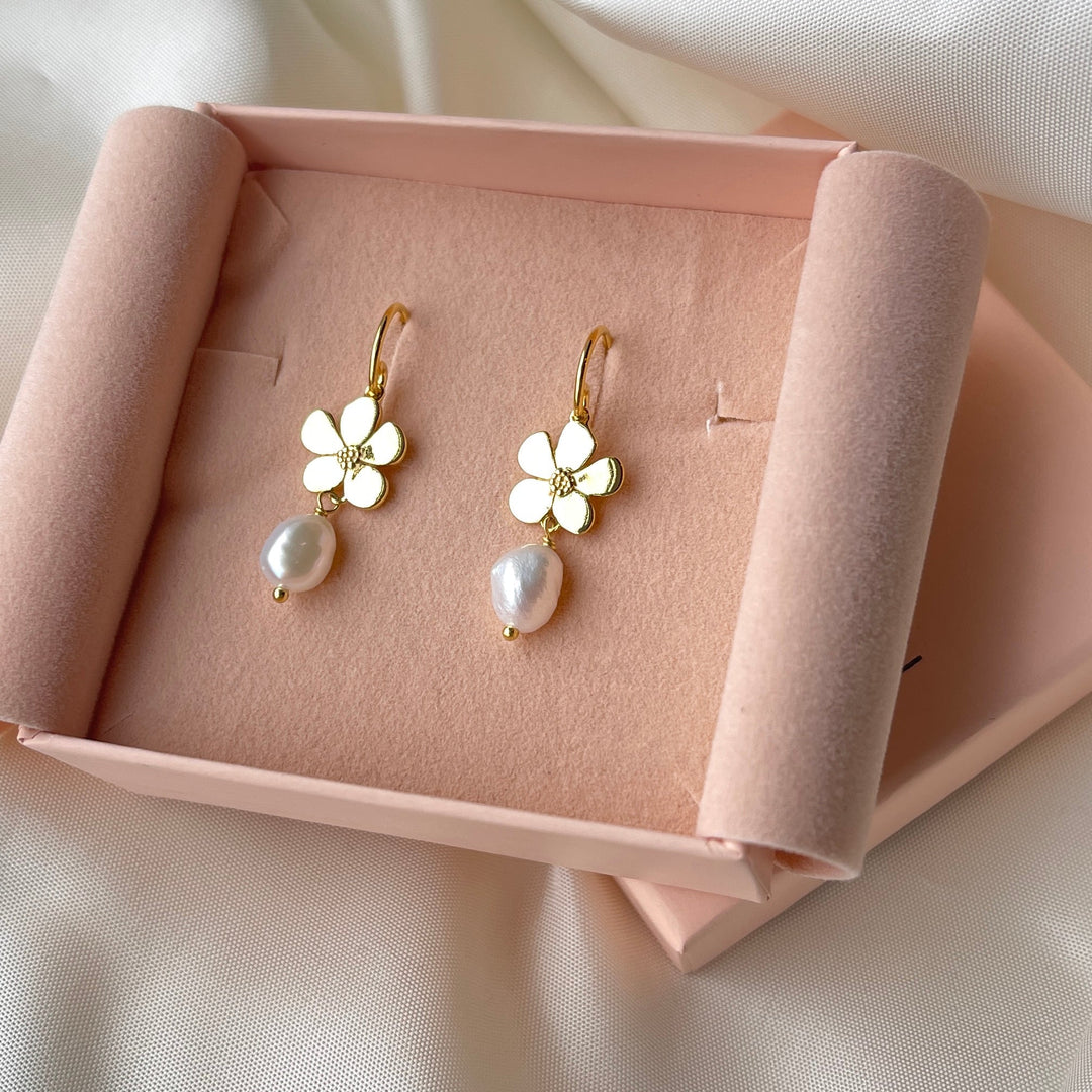 Pansy - Earrings Gold plated