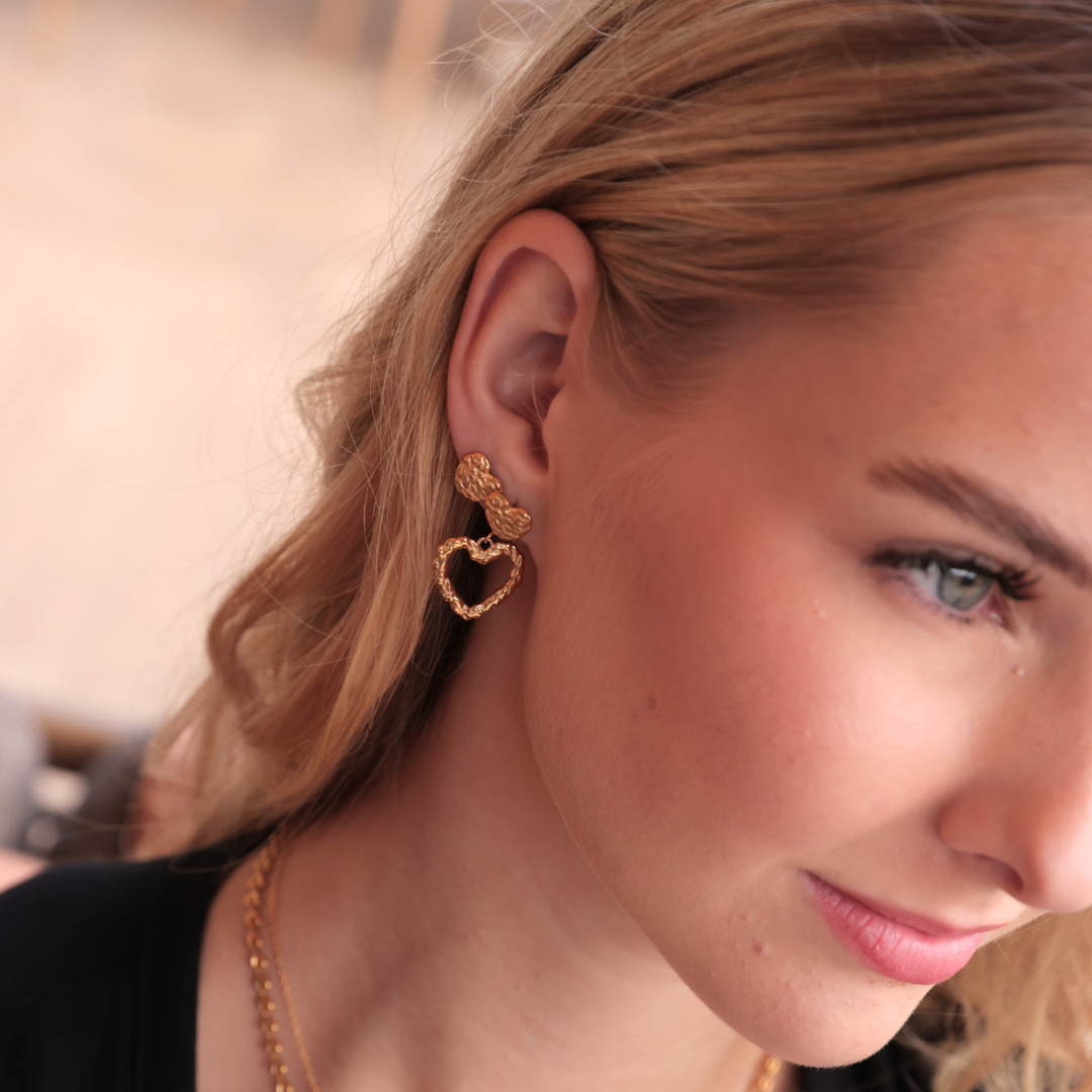 Cinta - Øreringe Forgyldt