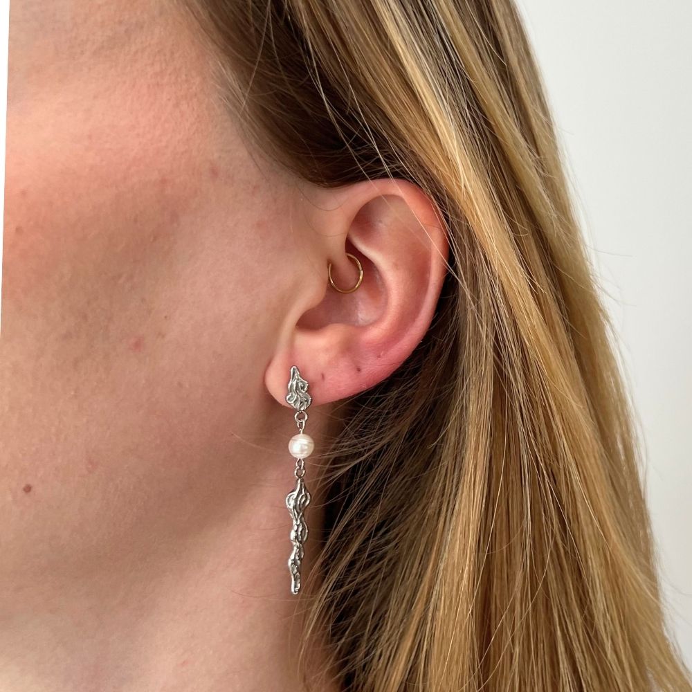 Freja - Øreringe Stål