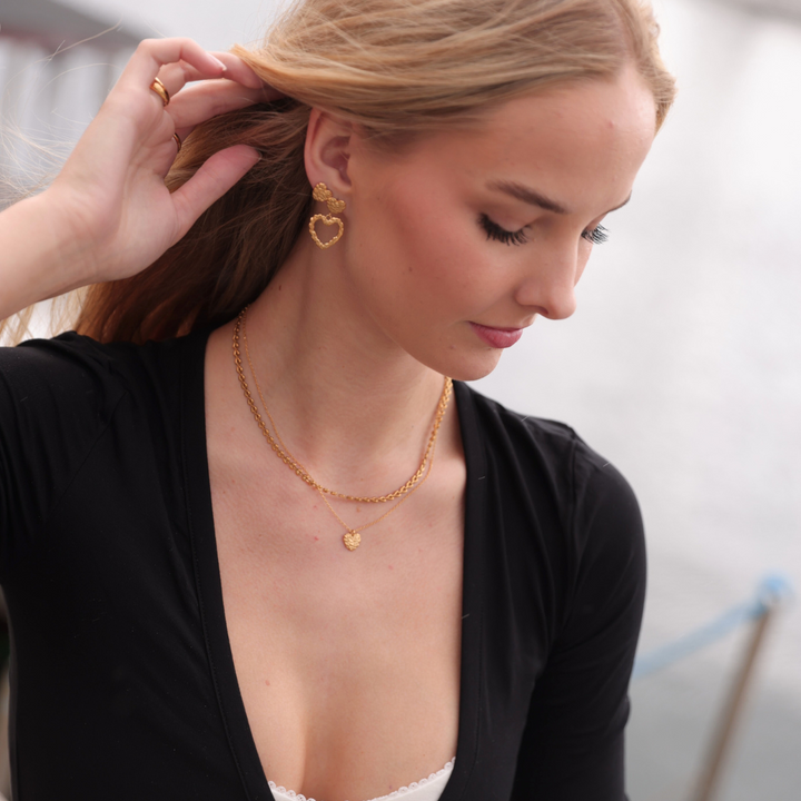 Cinta - Øreringe Forgyldt