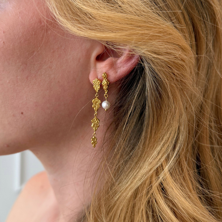 Sophia Øreringe - Forgyldt