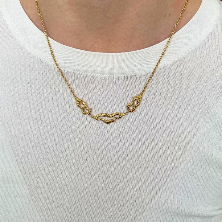 Echo - Halskæde Forgyldt