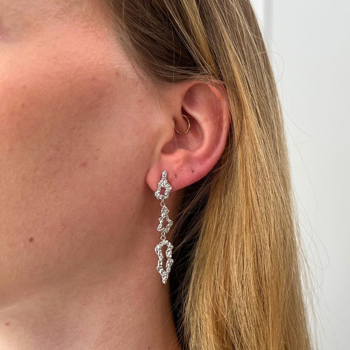 Echo - Øreringe Stål