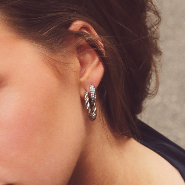 Lily - Earrings Steel