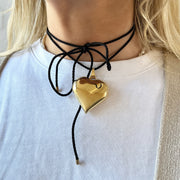 Vintage - Heart necklace Gold plated