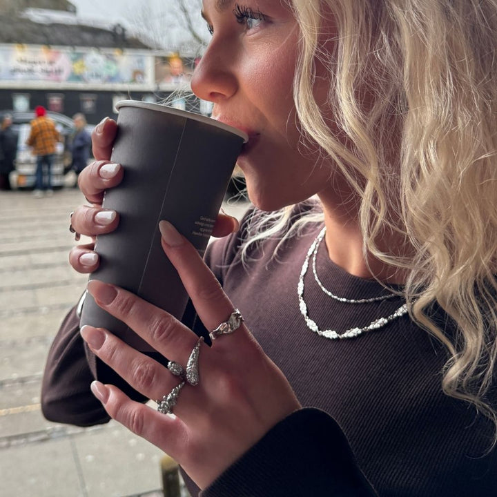 Square - Halskæde Stål