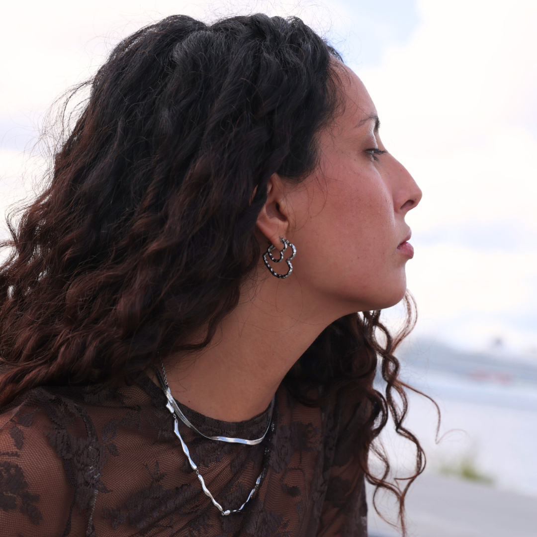 Sia - Øreringe Stål