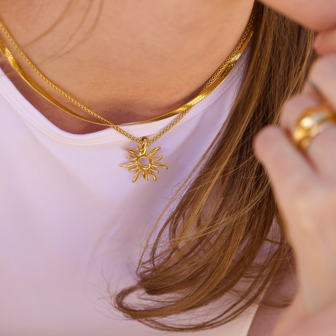 Sirena - Halskæde Forgyldt