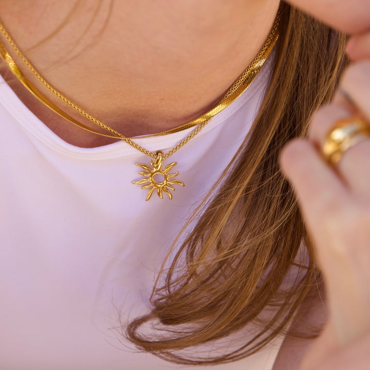 Sirena - Halskæde Forgyldt