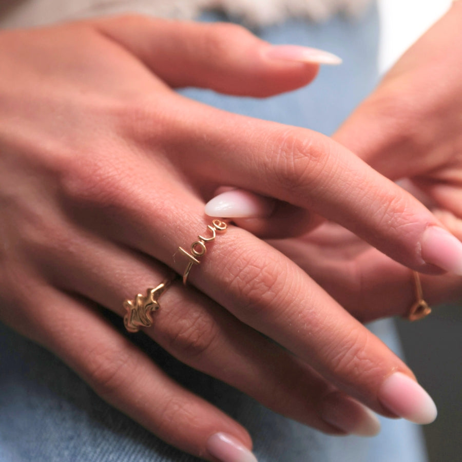 Fam LOVE - Ring Forgyldt