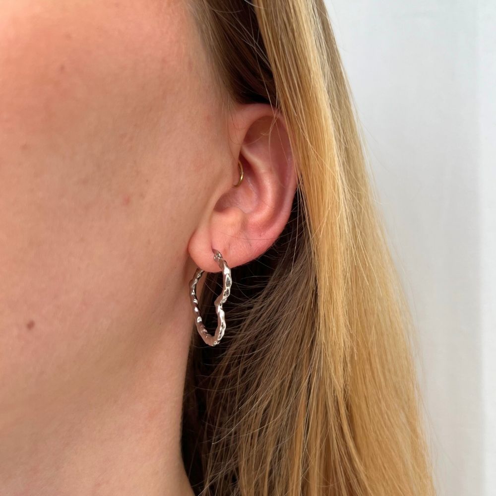 Sia - Øreringe Stål