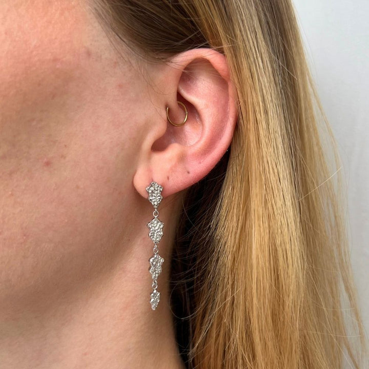 Sophia Øreringe - Stål