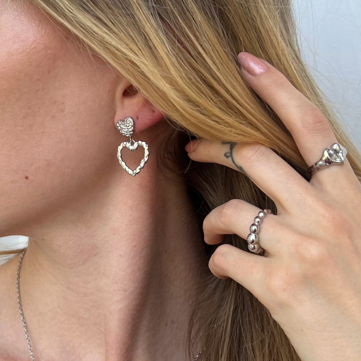 Cinta - Øreringe Stål