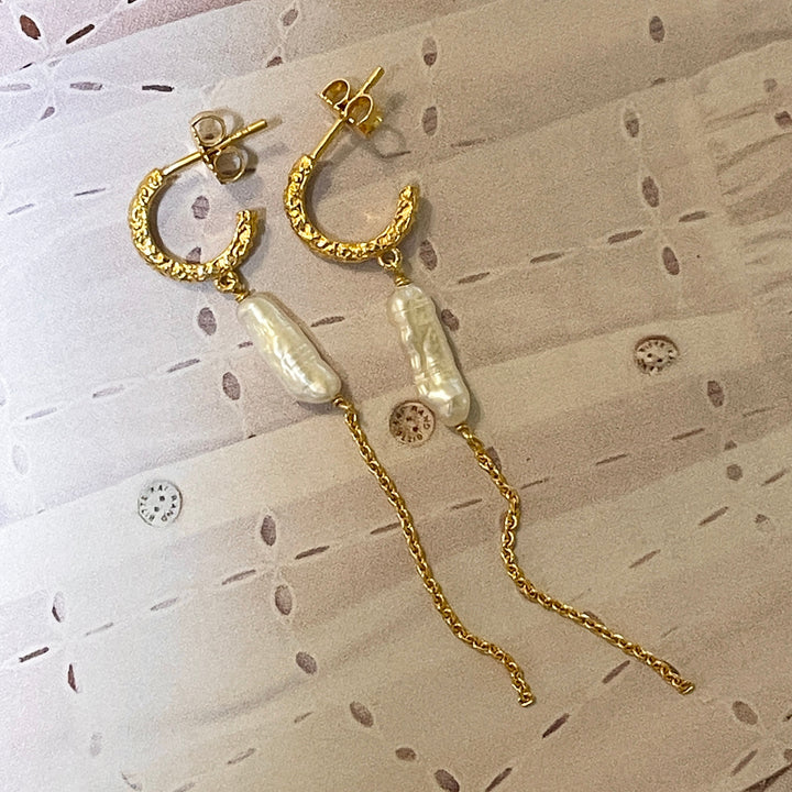 Beach - Earrings Gold plated
