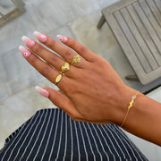 Silke x Siste - Bracelet gold-plated