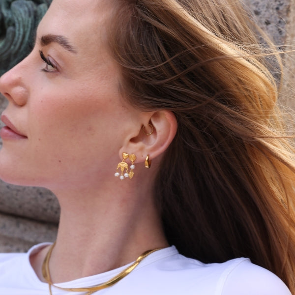 Coco - Øreringe Forgyldt