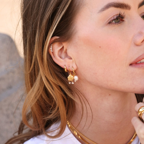 Coco - Øreringe Forgyldt