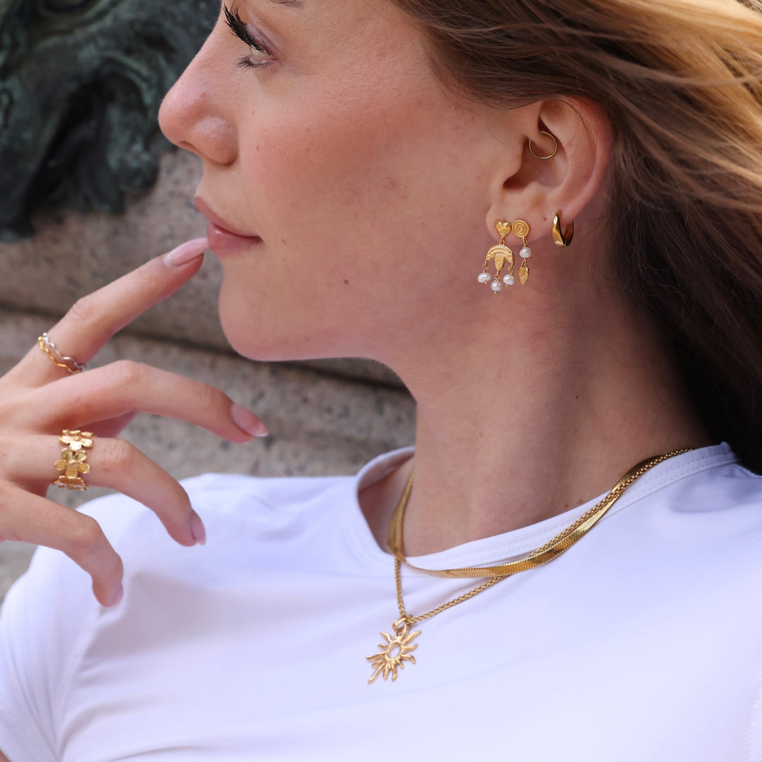 Sirena - Halskæde Forgyldt