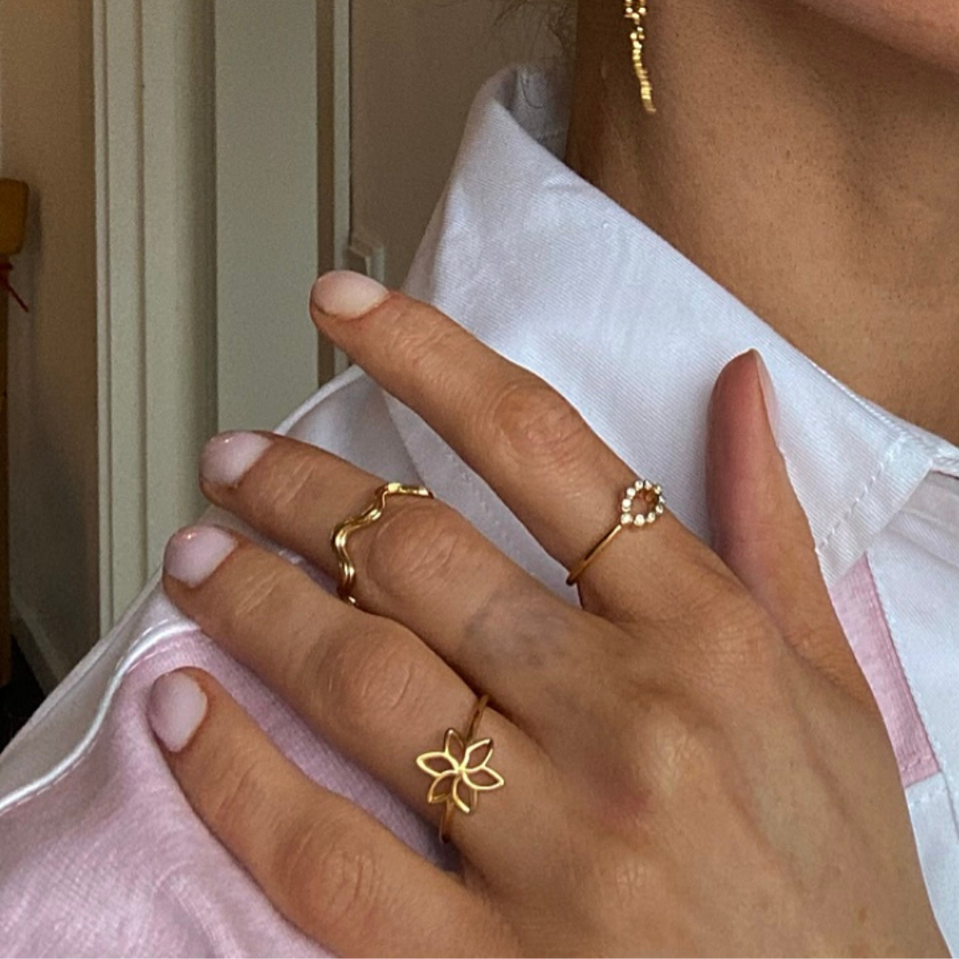 Nigella - Ring forgyldt