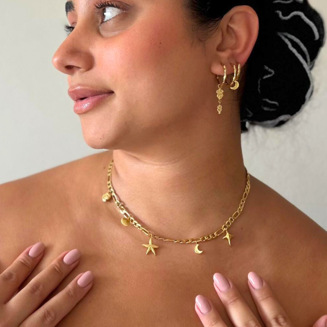 Sirena - Halskæde Forgyldt