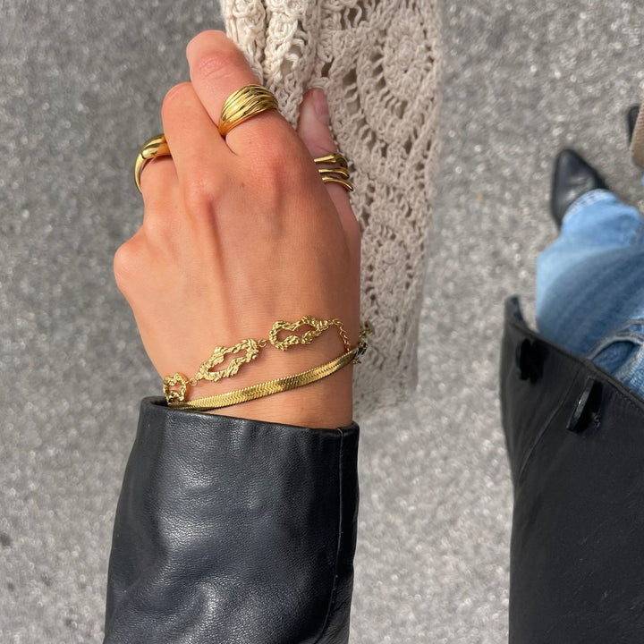 Echo - armbånd Forgyldt