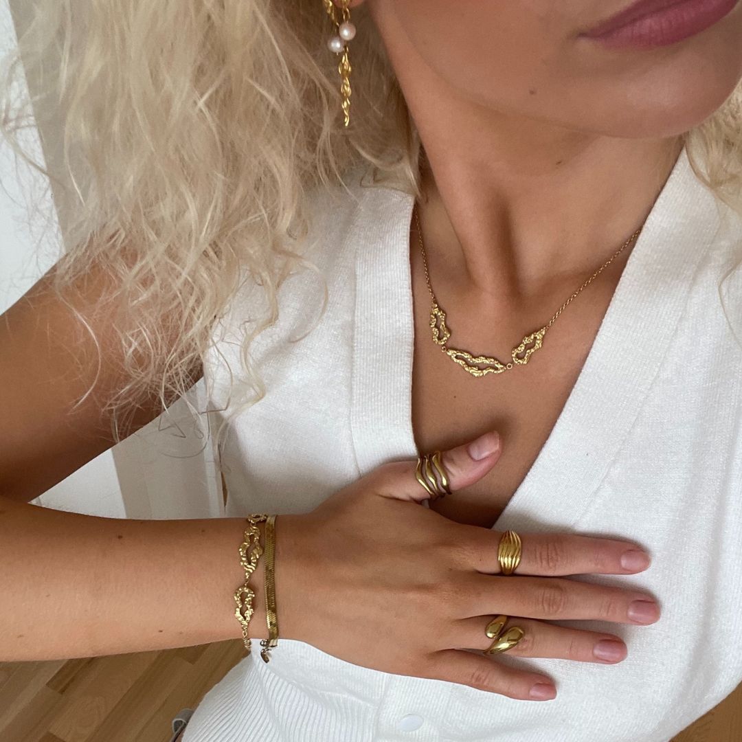 Echo - armbånd Forgyldt