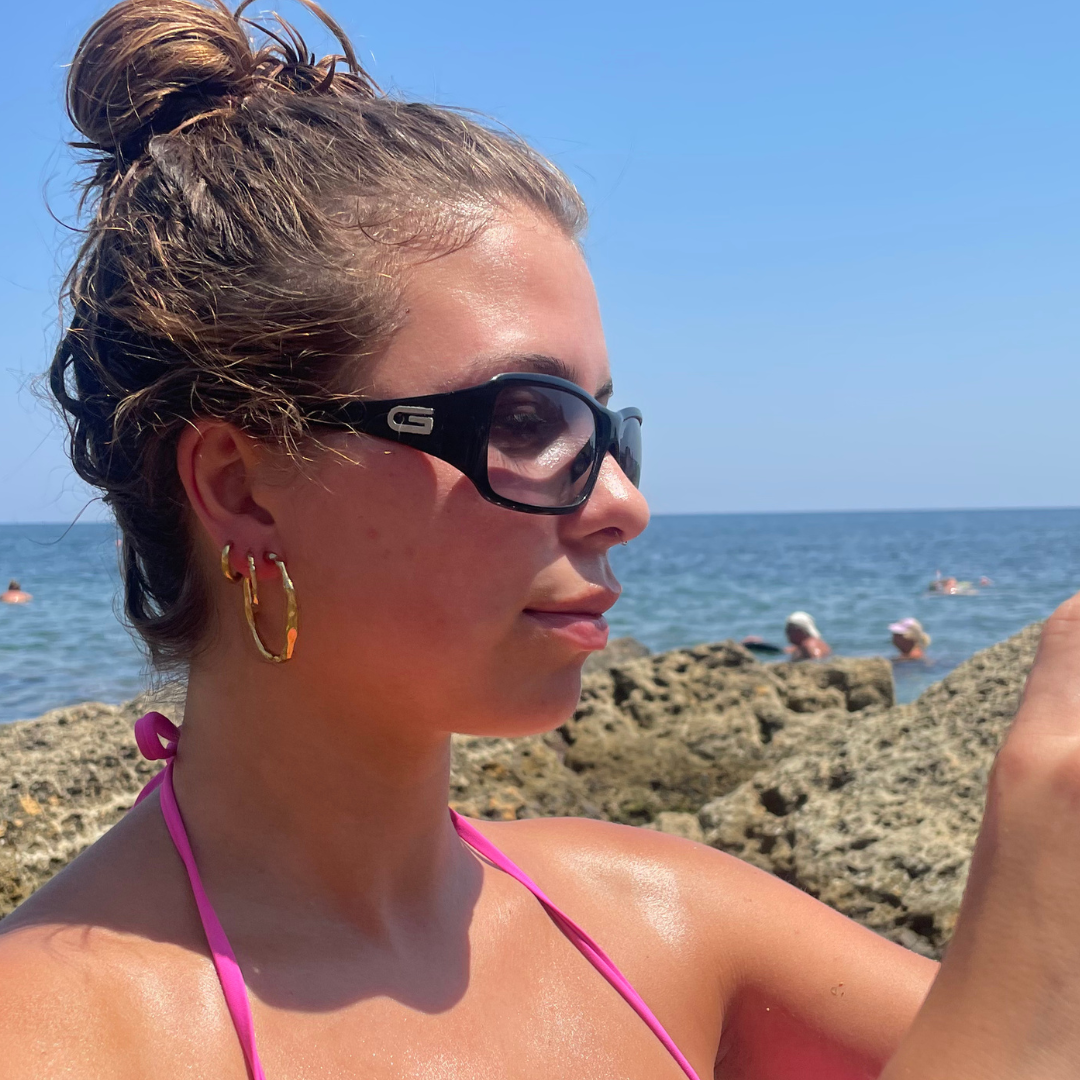 Gabi x Sistie2ND - Hoops Small Forgyldt