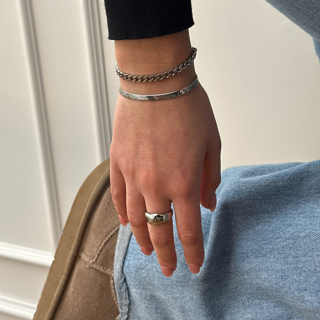 Panzer - Armbånd Stål