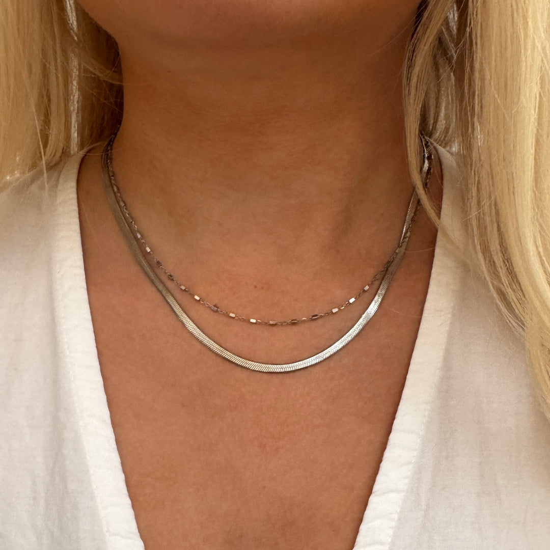 Snake - halskæde Stål 3 mm