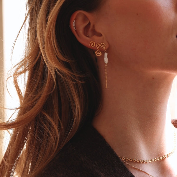 Isola - Øreringe Forgyldt