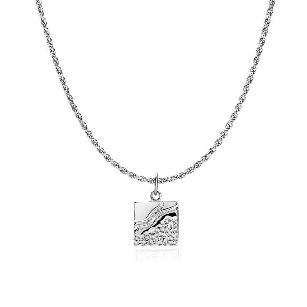 SIMONE WULFF - Necklace Water pendant Silver