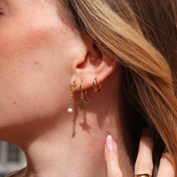 Coco - Øreringe Forgyldt