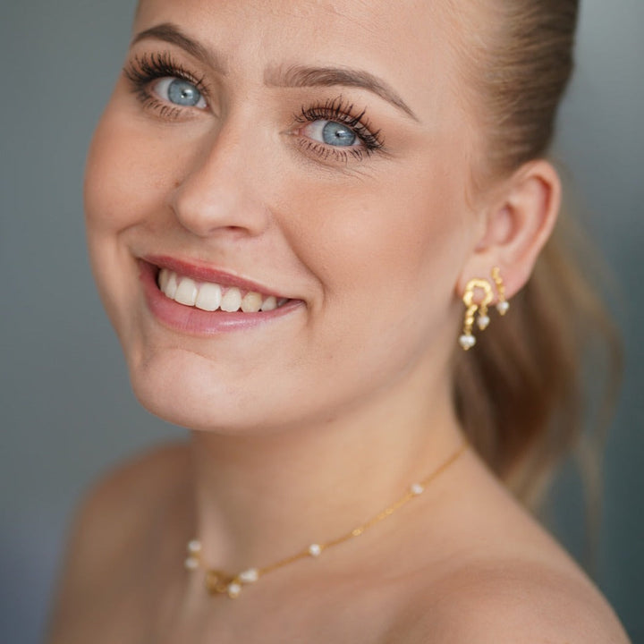 Lärke Bentsen x Sistie - Necklace Gilded with freshwater pearl