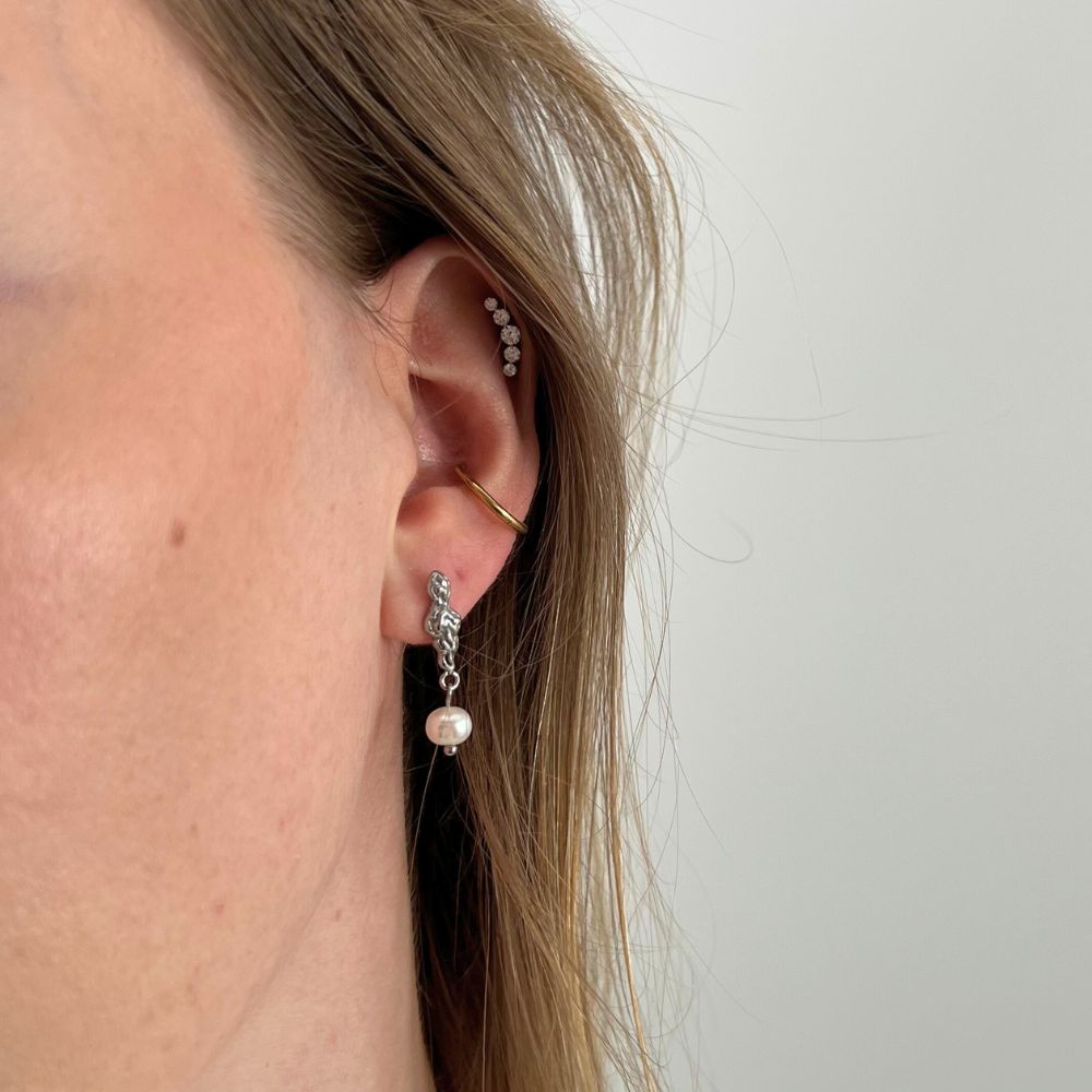 Freja - Øreringe Stål