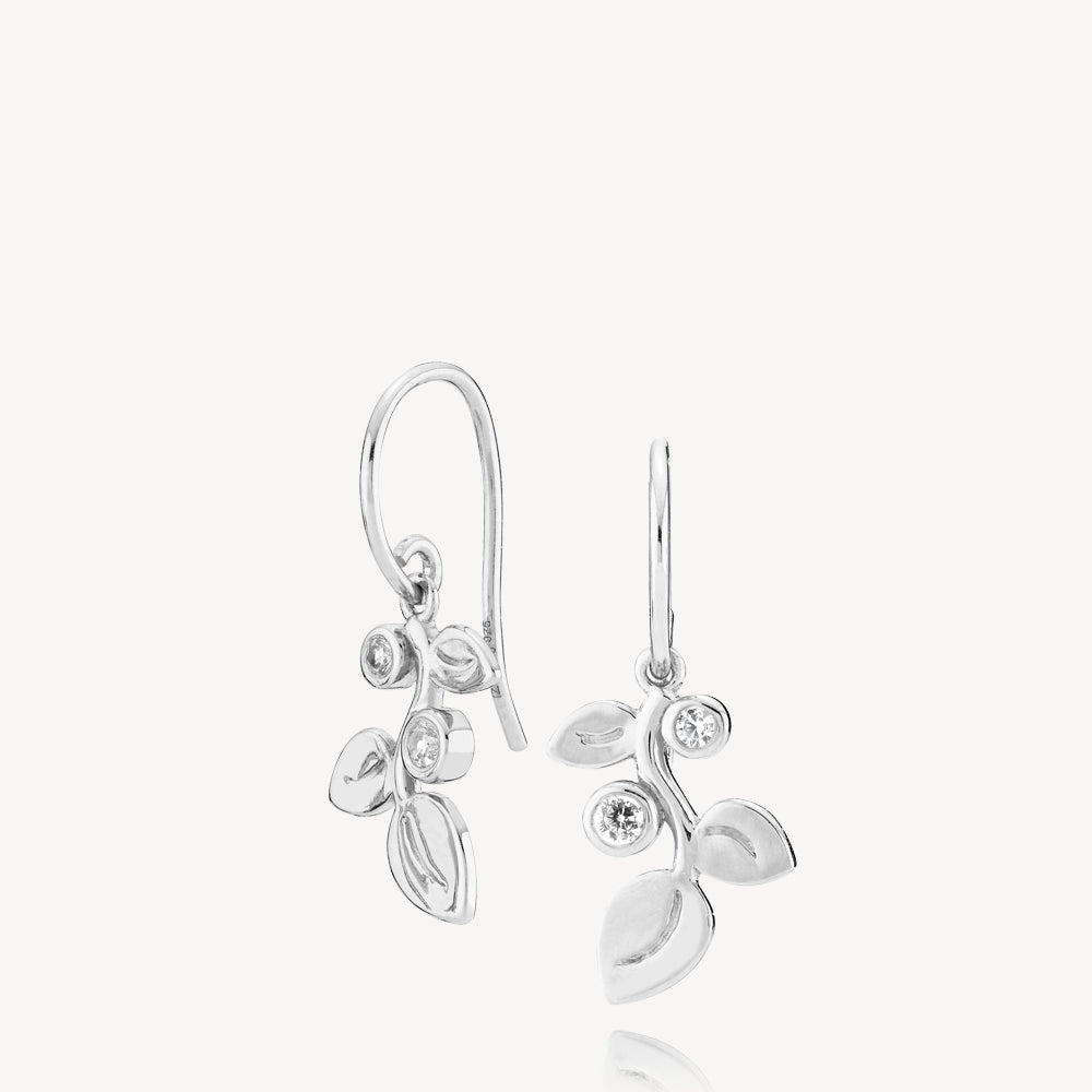 Amber - Earrings Silver