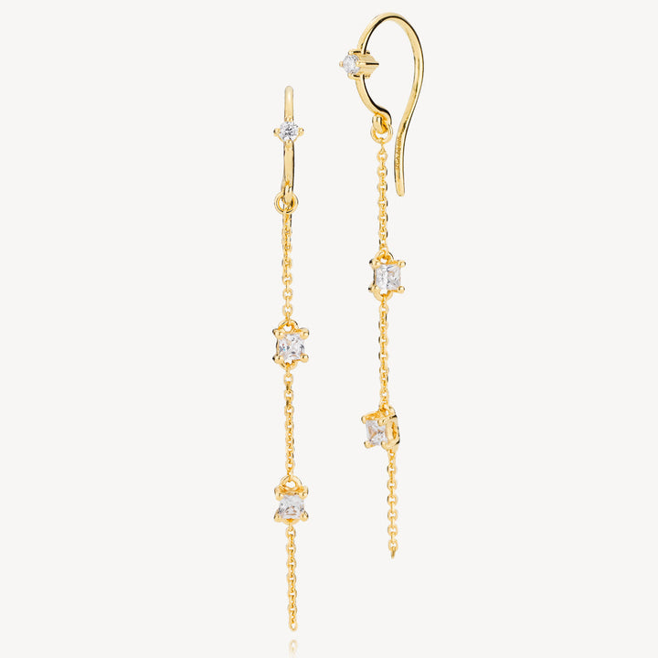 Angelina - Earrings White Gold Plated