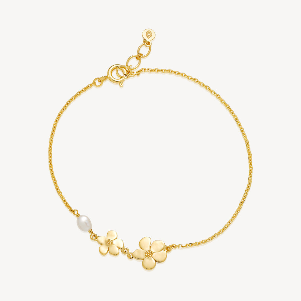 Pansy - Bracelet Gold plated