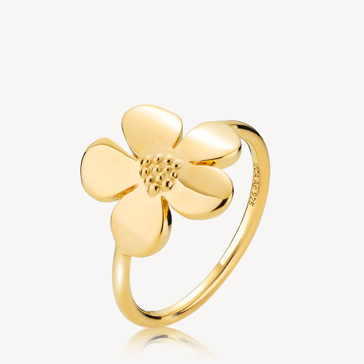 Pansy - Ring Gold Plated