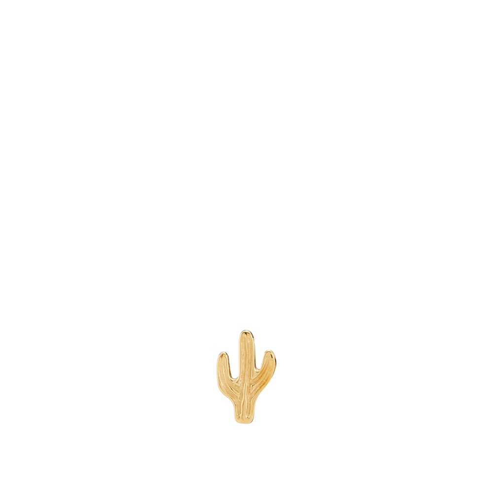Petite cactus - Earrings Gold plated