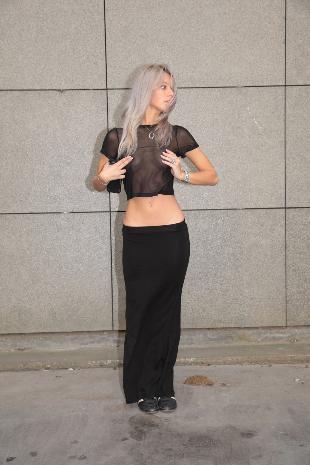 Xenia Englert x Sistie - Long Skirt Black