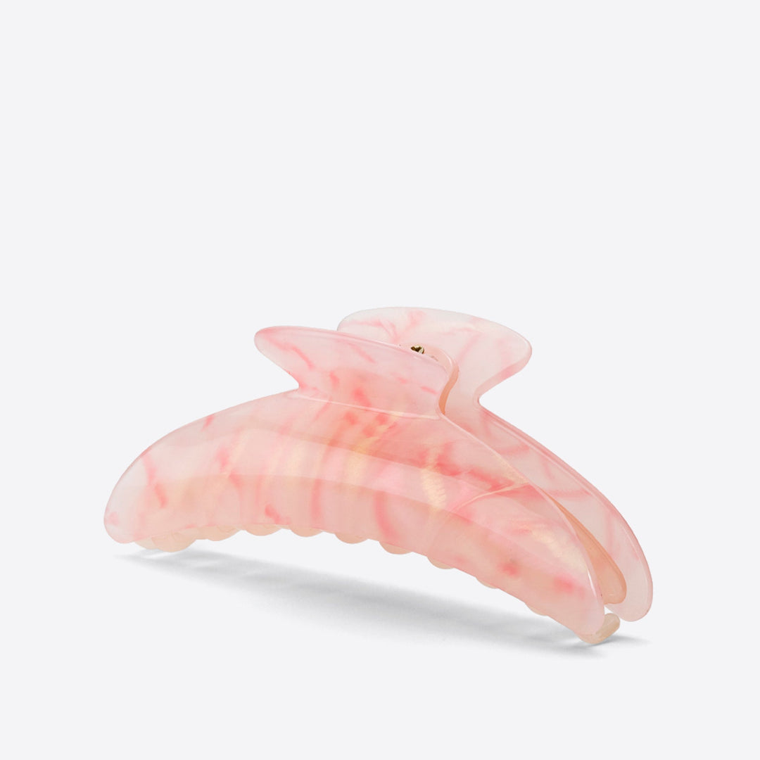 Wilma hair clip - pink and white