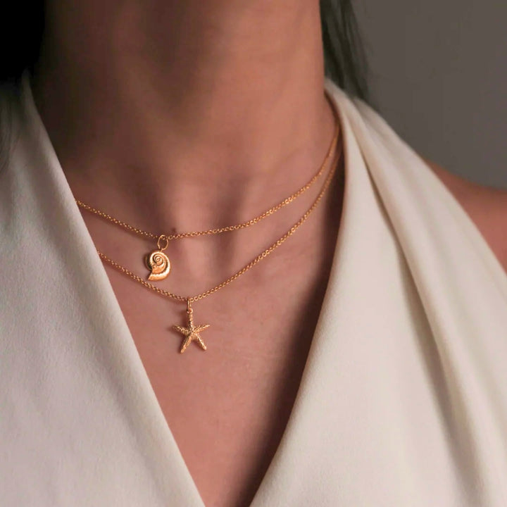 Navia - Halskæde Forgyldt