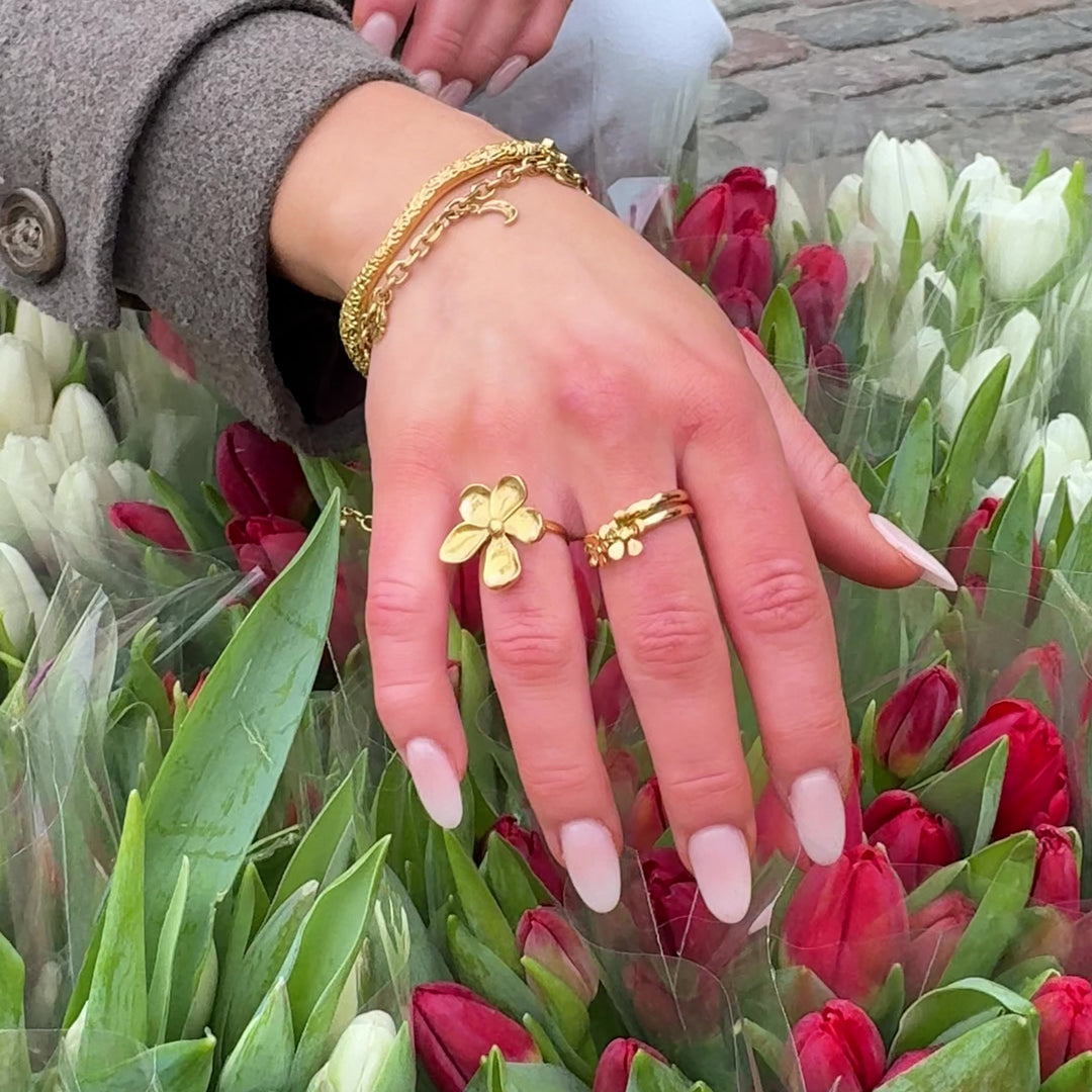 Blumie - Ring Forgyldt