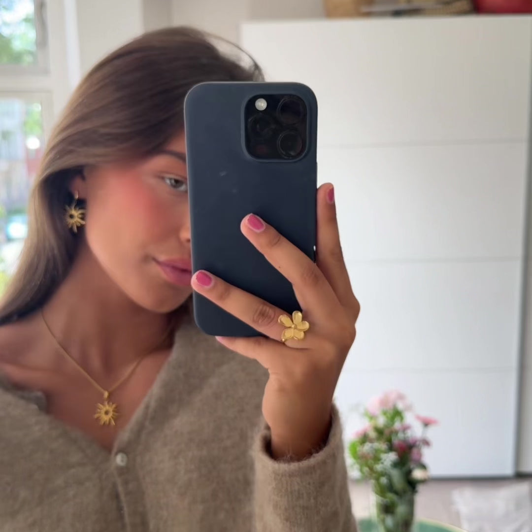 Sirena - Øreringe Forgyldt