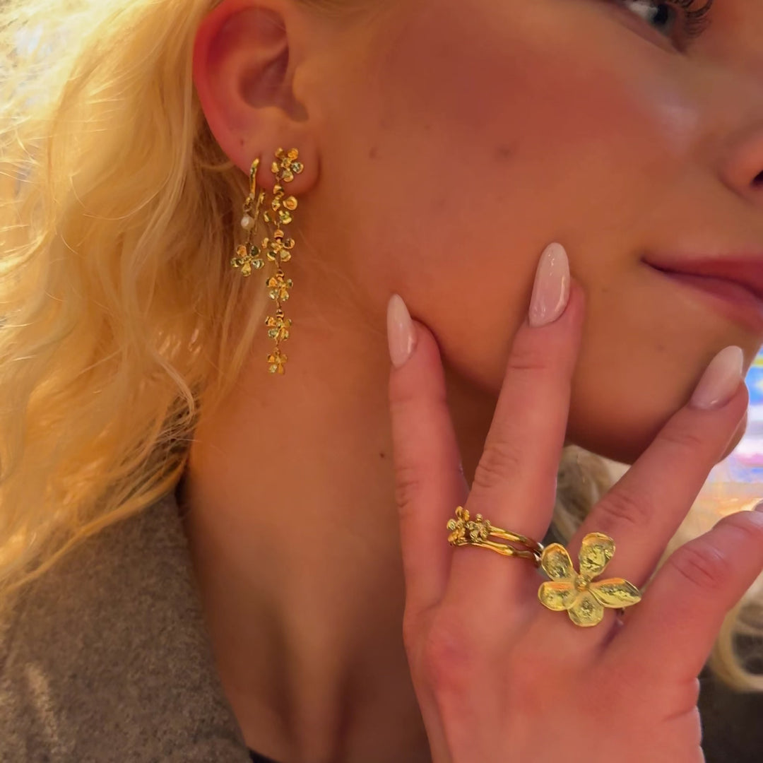 Celeste - Ørestik Forgyldt