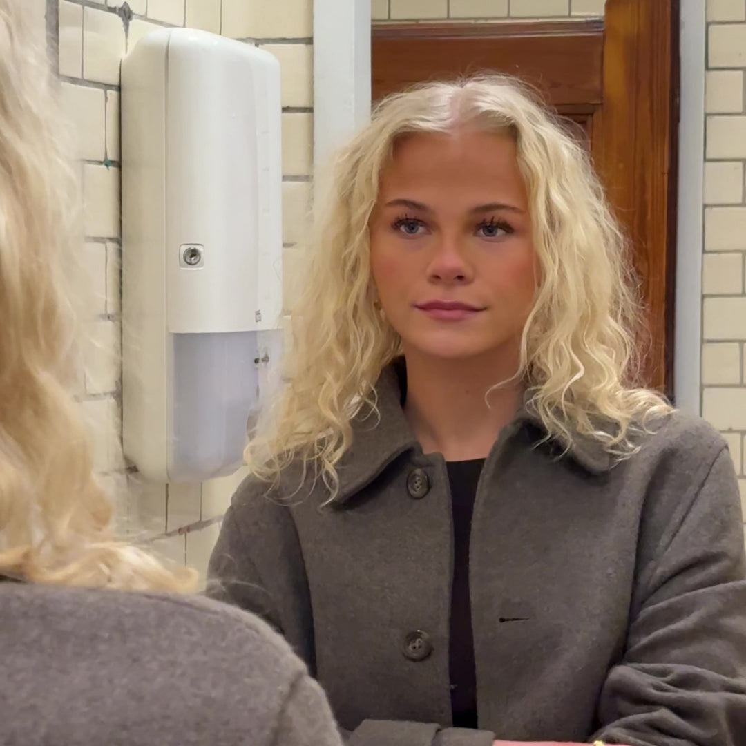 Wavy - Øreringe Forgyldt