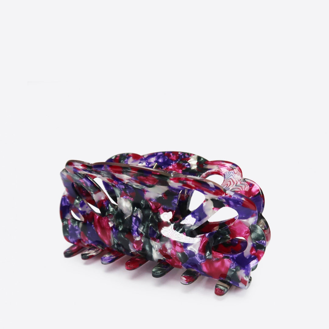 Jenny hair clip - purple and pink