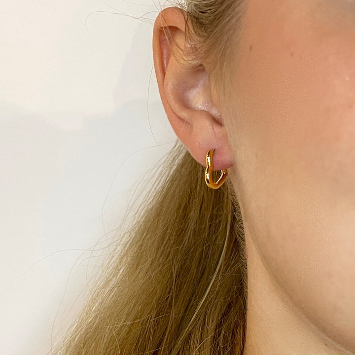 Heartie - Earrings Gold Plated
